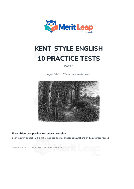 Preview cover of Kent-style English · Part 1