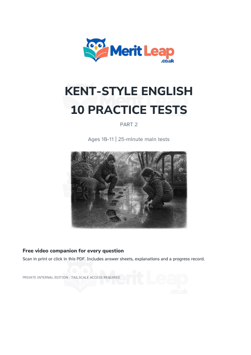 Preview cover of Kent-style English · Part 2
