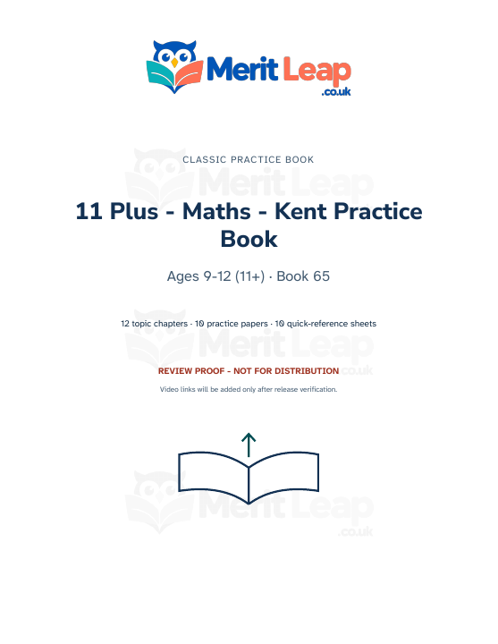 Preview cover of Kent Maths Practice Book